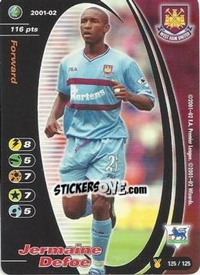 Sticker Jermain Defoe - Football Champions England 2001-2002 n. u125 - Wizards of The Coast