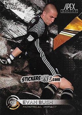 Sticker Evan Bush - MLS 2016 APEX - Topps