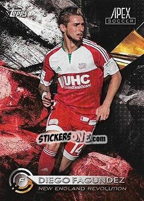 Sticker Diego Fagundez - MLS 2016 APEX - Topps