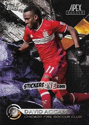 Cromo David Accam - MLS 2016 APEX - Topps