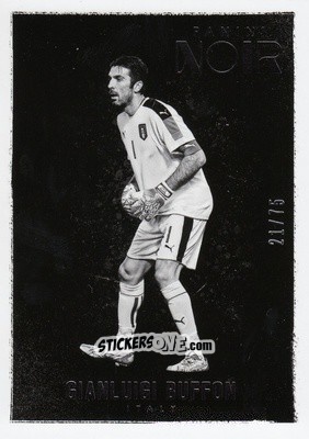 Sticker Gianluigi Buffon - Noir Soccer 2016-2017 n. 52 - Panini