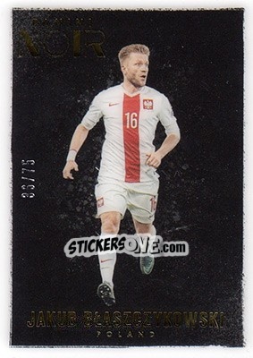 Sticker Jakub Blaszczykowski - Noir Soccer 2016-2017 n. 64c - Panini