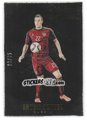Sticker Artem Dzyuba - Noir Soccer 2016-2017 n. 73c - Panini
