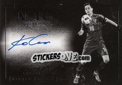 Sticker Nikola Kalinic - Noir Soccer 2016-2017 - Panini