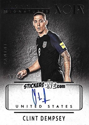 Sticker Clint Dempsey - Noir Soccer 2016-2017 n. CO-CD - Panini