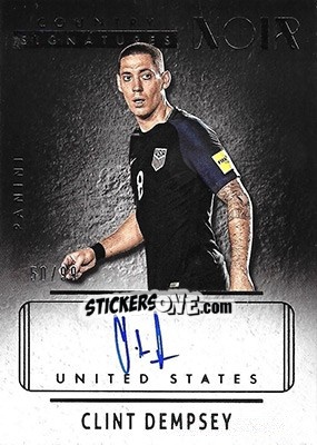 Cromo Clint Dempsey - Noir Soccer 2016-2017 - Panini