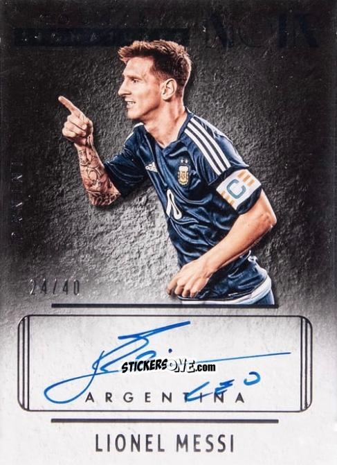 Sticker Lionel Messi - Noir Soccer 2016-2017 n. CO-LM - Panini
