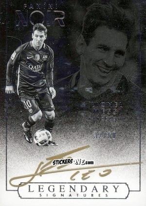 Sticker Lionel Messi - Noir Soccer 2016-2017 n. LS-LM - Panini
