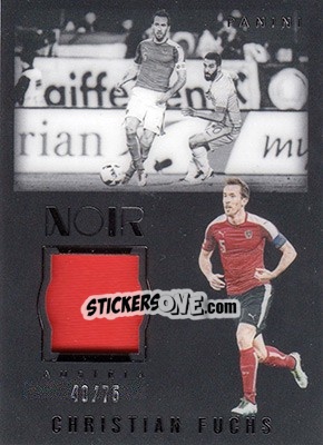 Sticker Christian Fuchs - Noir Soccer 2016-2017 n. AN-CF - Panini