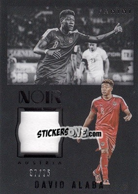 Sticker David Alaba - Noir Soccer 2016-2017 - Panini