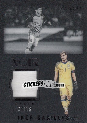 Sticker Iker Casillas - Noir Soccer 2016-2017 - Panini