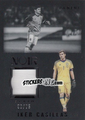 Sticker Iker Casillas - Noir Soccer 2016-2017 n. AN-IC - Panini