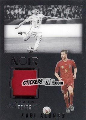 Sticker Xabi Alonso - Noir Soccer 2016-2017 n. AN-XA - Panini