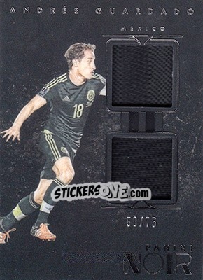 Sticker Andres Guardado - Noir Soccer 2016-2017 n. DM-AG - Panini