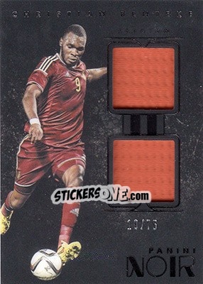 Sticker Christian Benteke - Noir Soccer 2016-2017 - Panini