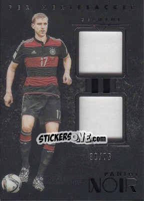 Sticker Per Mertesacker - Noir Soccer 2016-2017 n. DM-PM - Panini