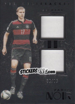 Sticker Per Mertesacker - Noir Soccer 2016-2017 - Panini