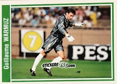 Figurina Guillaume Warmuz - SuperFoot 1999-2000 n. 28 - Panini