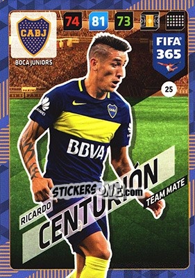 Sticker Ricardo Centurión - FIFA 365: 2017-2018. Adrenalyn XL - Panini