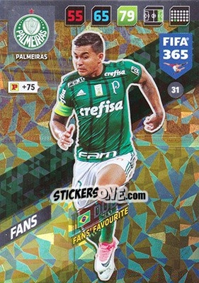 Sticker Dudu - FIFA 365: 2017-2018. Adrenalyn XL n. 31 - Panini