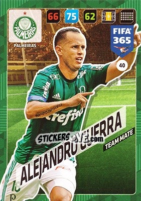 Sticker Alejandro Guerra - FIFA 365: 2017-2018. Adrenalyn XL n. 40 - Panini