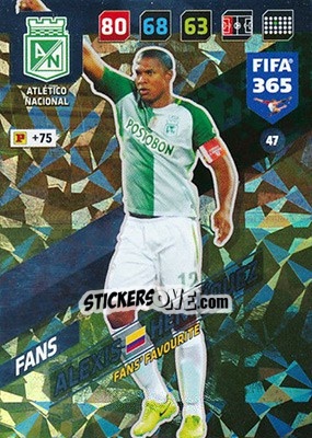 Sticker Alexis Henriquez - FIFA 365: 2017-2018. Adrenalyn XL n. 47 - Panini