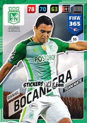 Sticker Daniel Bocanegra - FIFA 365: 2017-2018. Adrenalyn XL n. 55 - Panini