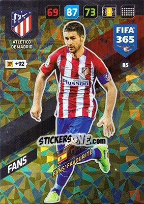 Sticker Gabi - FIFA 365: 2017-2018. Adrenalyn XL n. 85 - Panini