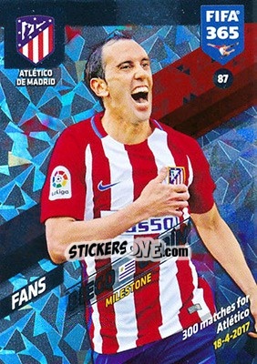 Sticker Diego Godin - FIFA 365: 2017-2018. Adrenalyn XL n. 87 - Panini