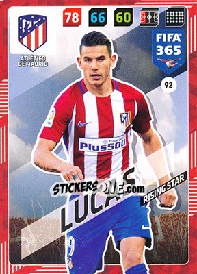 Sticker Lucas Hernández - FIFA 365: 2017-2018. Adrenalyn XL - Panini