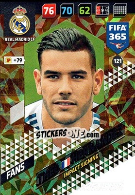 Sticker Theo Hernández - FIFA 365: 2017-2018. Adrenalyn XL n. 121 - Panini