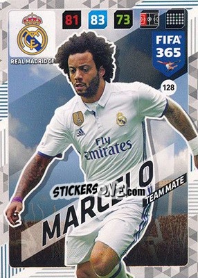 Sticker Marcelo - FIFA 365: 2017-2018. Adrenalyn XL n. 128 - Panini