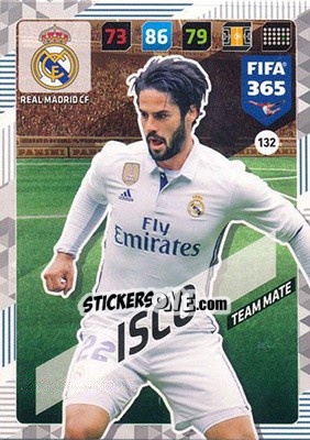 Figurina Isco - FIFA 365: 2017-2018. Adrenalyn XL - Panini