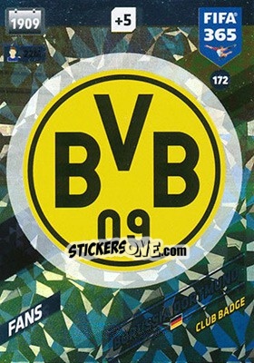 Sticker Club Badge - FIFA 365: 2017-2018. Adrenalyn XL n. 172 - Panini