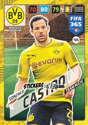Sticker Gonzalo Castro - FIFA 365: 2017-2018. Adrenalyn XL n. 185 - Panini