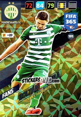 Sticker Zoltán Gera - FIFA 365: 2017-2018. Adrenalyn XL n. 191 - Panini