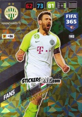 Sticker Dániel Böde - FIFA 365: 2017-2018. Adrenalyn XL n. 192 - Panini