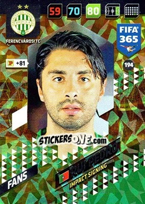 Sticker Rui Pedro - FIFA 365: 2017-2018. Adrenalyn XL - Panini