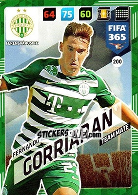 Sticker Fernando Gorriaran - FIFA 365: 2017-2018. Adrenalyn XL - Panini