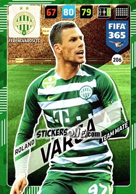 Sticker Roland Varga - FIFA 365: 2017-2018. Adrenalyn XL n. 206 - Panini