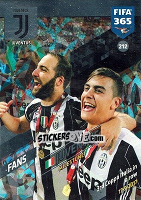 Sticker Juventus - FIFA 365: 2017-2018. Adrenalyn XL - Panini