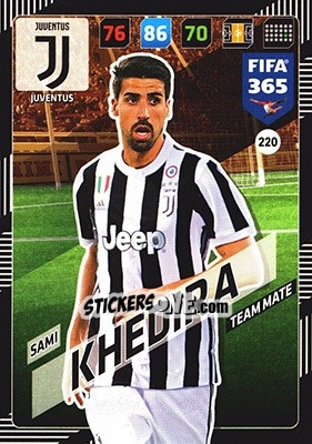Sticker Sami Khedira - FIFA 365: 2017-2018. Adrenalyn XL - Panini