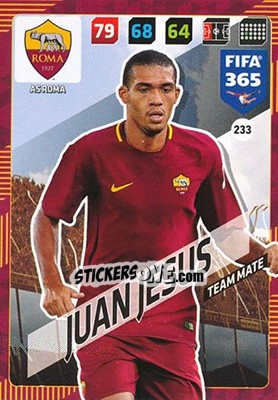 Sticker Juan Jesus - FIFA 365: 2017-2018. Adrenalyn XL - Panini