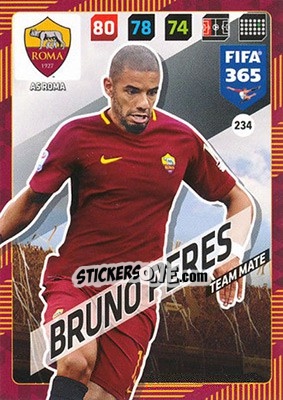 Sticker Bruno Peres - FIFA 365: 2017-2018. Adrenalyn XL n. 234 - Panini