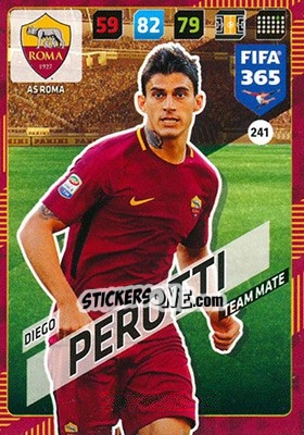 Sticker Diego Perotti - FIFA 365: 2017-2018. Adrenalyn XL n. 241 - Panini