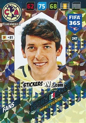 Sticker Pedro Arce - FIFA 365: 2017-2018. Adrenalyn XL n. 247 - Panini