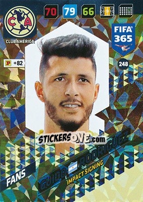Sticker Guido Rodríguez - FIFA 365: 2017-2018. Adrenalyn XL - Panini