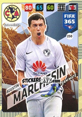 Sticker Agustín Marchesín - FIFA 365: 2017-2018. Adrenalyn XL n. 250 - Panini