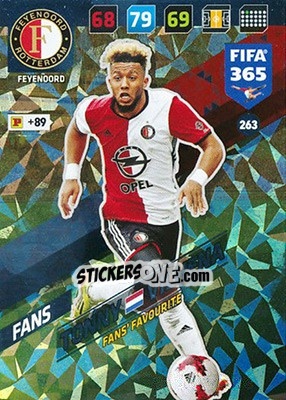 Sticker Tonny Vilhena - FIFA 365: 2017-2018. Adrenalyn XL - Panini