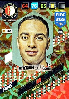 Sticker Sofyan Amrabat - FIFA 365: 2017-2018. Adrenalyn XL - Panini